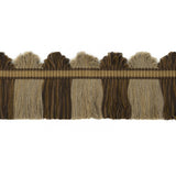 G P & J Baker PERANDOR FAN TOP CUT FRINGE BROWN/BISCUIT Trim
