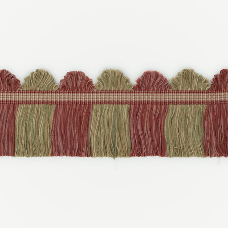 G P & J Baker PERANDOR FAN TOP CUT FRINGE PINK/GREEN Trim