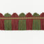 G P & J Baker PERANDOR FAN TOP CUT FRINGE ROSE/GREEN Trim