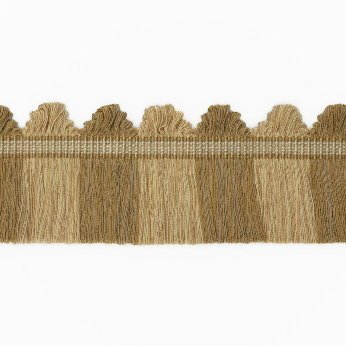 G P & J Baker PERANDOR FAN TOP CUT FRINGE GOLD Trim