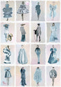 Cole & Son COUTURE CAROUSEL BLUE Wallpaper
