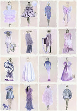 Cole & Son COUTURE CAROUSEL LAVENDER Wallpaper