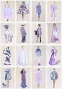 Cole & Son COUTURE CAROUSEL LAVENDER Wallpaper