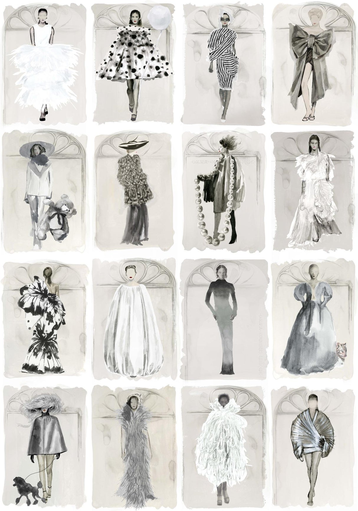 Cole & Son COUTURE CAROUSEL W MCHROME Wallpaper