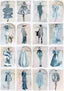 Cole & Son COUTURE CAROUSEL W BLUE P Wallpaper