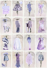 Cole & Son COUTURE CAROUSEL W LAVENDER P Wallpaper