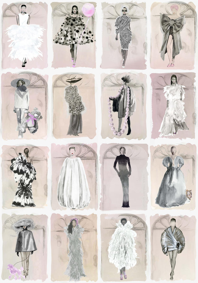 Cole & Son COUTURE CAROUSEL W BLUSH P Wallpaper