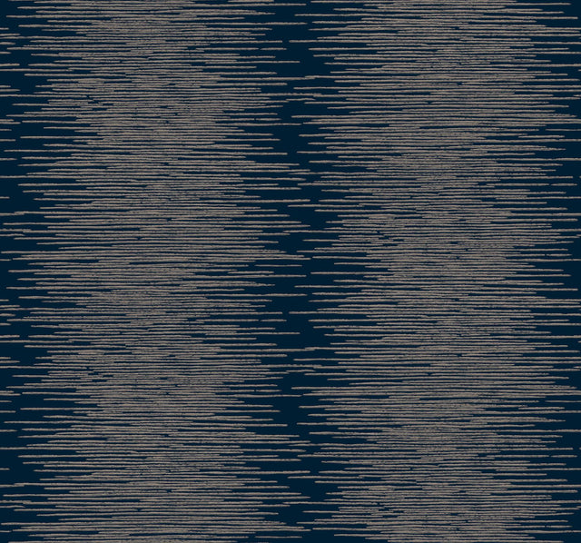 Ronald Redding Designs Operetta Navy Wallpaper