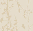 Ronald Redding Designs Ginkgo Silhouette Neutral Wallpaper