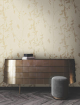 Ronald Redding Designs Ginkgo Silhouette Neutral Wallpaper
