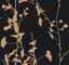 Ronald Redding Designs Ginkgo Silhouette Black & Gold Wallpaper