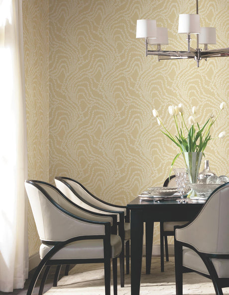 Ronald Redding Designs String of Pearls Butter Wallpaper