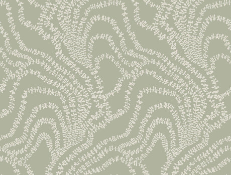 Ronald Redding Designs String of Pearls Sage Wallpaper