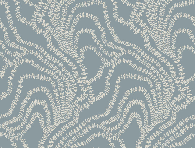 Ronald Redding Designs String of Pearls Denim Wallpaper