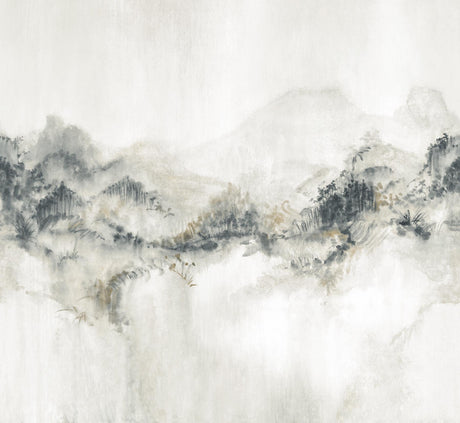 Ronald Redding Designs Mystic Overlook Grey Wallpaper