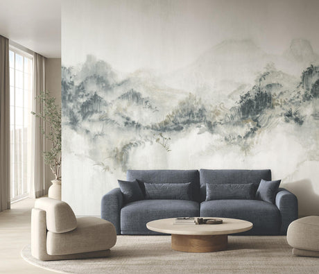 Ronald Redding Designs Mystic Overlook Grey Wallpaper