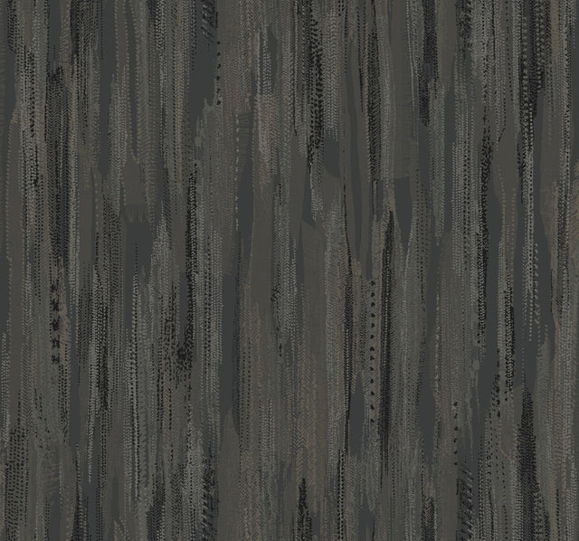 Ronald Redding Designs Tribeca Charcoal Wallpaper