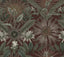 Ronald Redding Designs Enchanted Garden Maroon Wallpaper