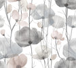 Ronald Redding Designs Cotswolds Poppies Grey Wallpaper