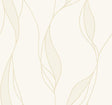 Ronald Redding Designs Society Hill White Wallpaper