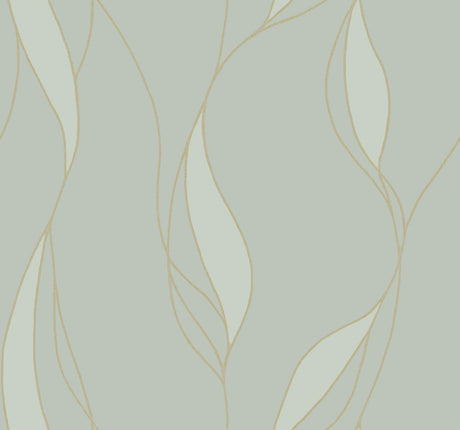 Ronald Redding Designs Society Hill Mint Wallpaper