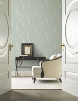 Ronald Redding Designs Society Hill Mint Wallpaper