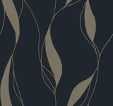 Ronald Redding Designs Society Hill Black Wallpaper