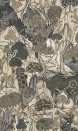Ronald Redding Designs Falling Waters Neutral Wallpaper