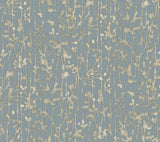 Ronald Redding Designs Filigree Light Blue Wallpaper