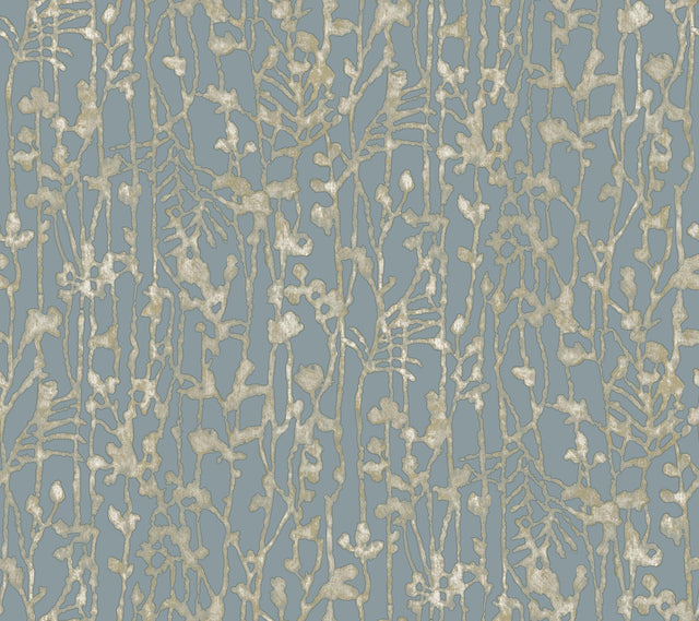 Ronald Redding Designs Filigree Light Blue Wallpaper