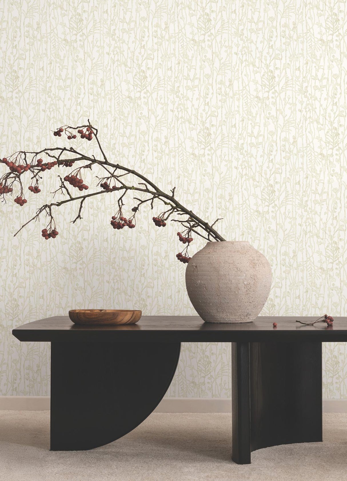 Ronald Redding Designs Filigree Beige Wallpaper