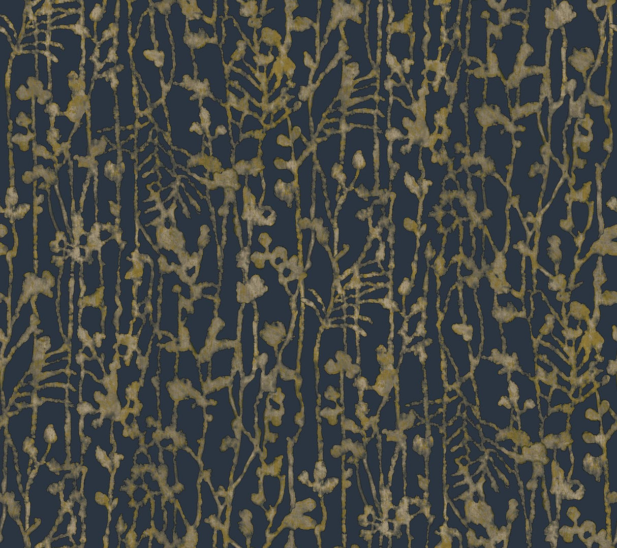 Ronald Redding Designs Filigree Navy Wallpaper