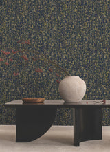 Ronald Redding Designs Filigree Navy Wallpaper