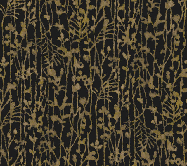 Ronald Redding Designs Filigree Black Wallpaper