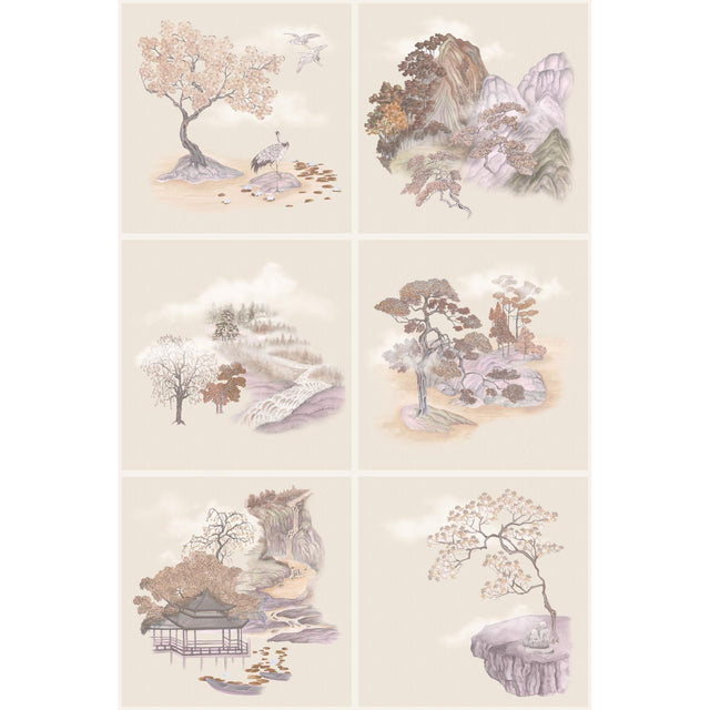 Cole & Son TILE TOILE AUTUMNAL Wallpaper