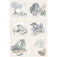 Cole & Son TILE TOILE BLUE Wallpaper