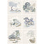 Cole & Son TILE TOILE BLUE Wallpaper
