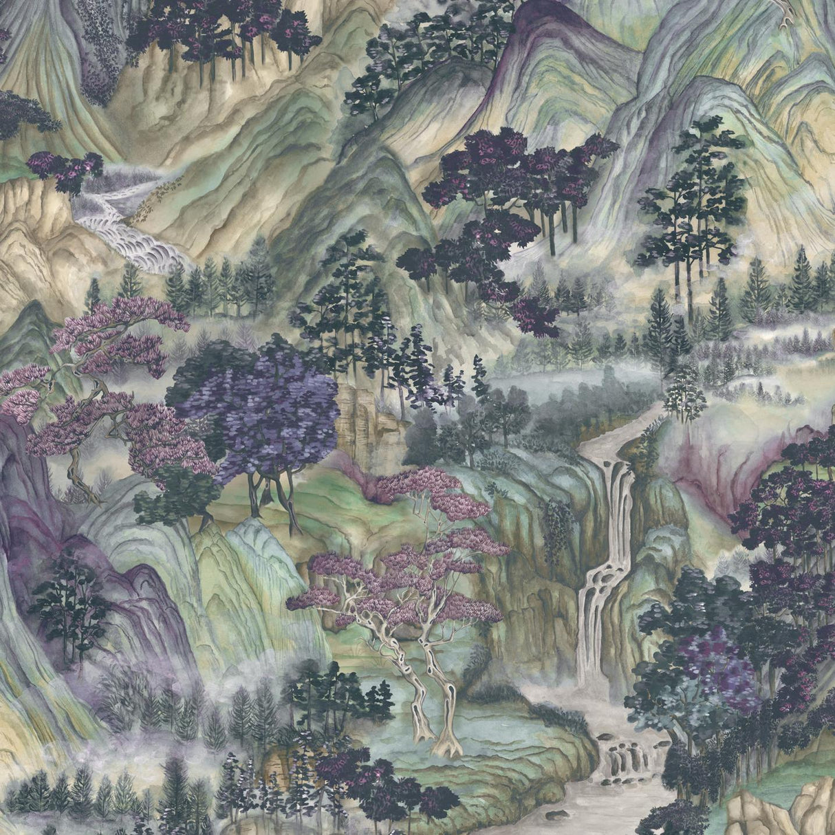 Cole & Son MOUNTAINSCAPE ORIGINAL Wallpaper