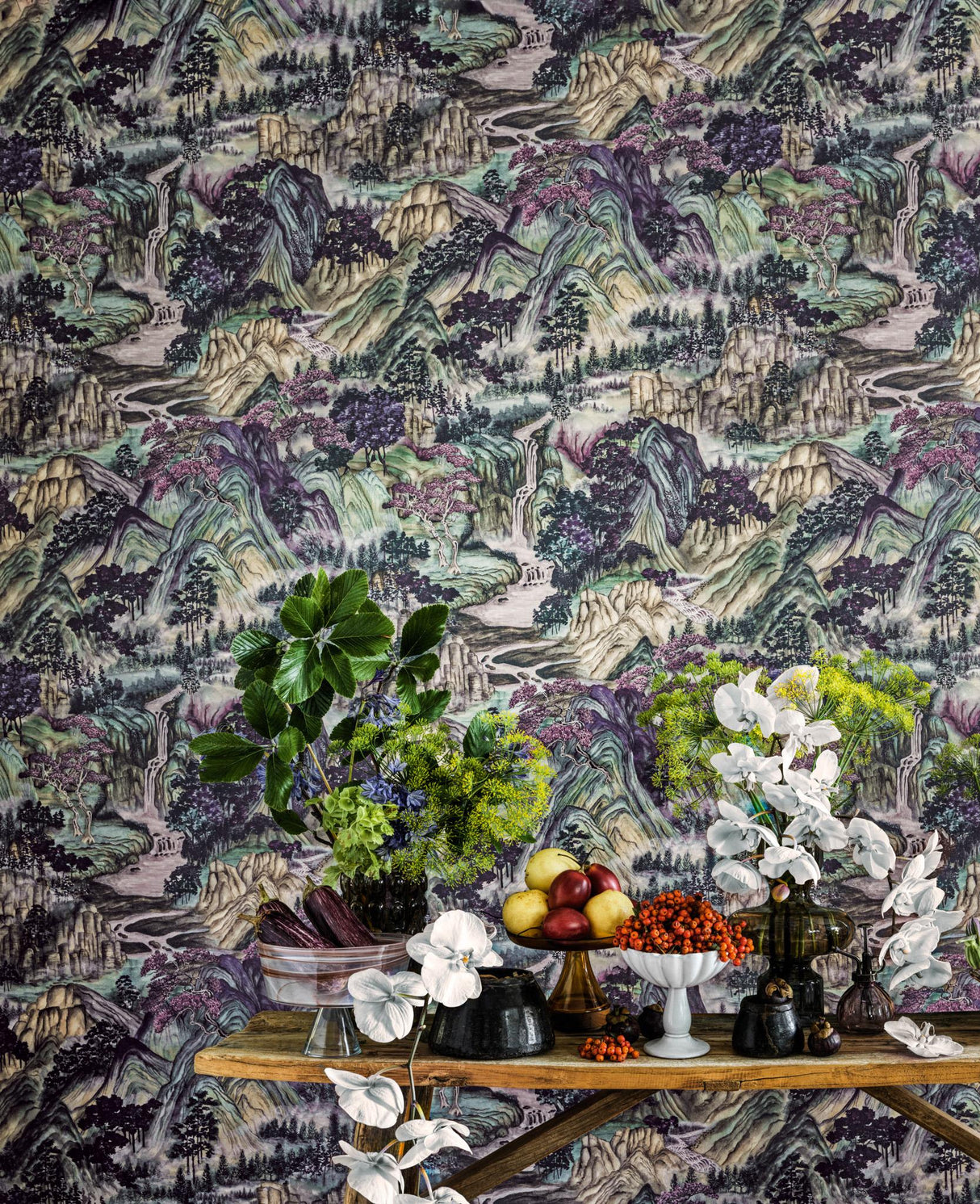 Cole & Son MOUNTAINSCAPE ORIGINAL Wallpaper