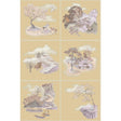 Cole & Son TILE TOILE METALLIC GILDED AUTUMNAL Wallpaper