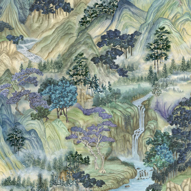 Cole & Son MOUNTAINSCAPE NOCTURNAL Wallpaper