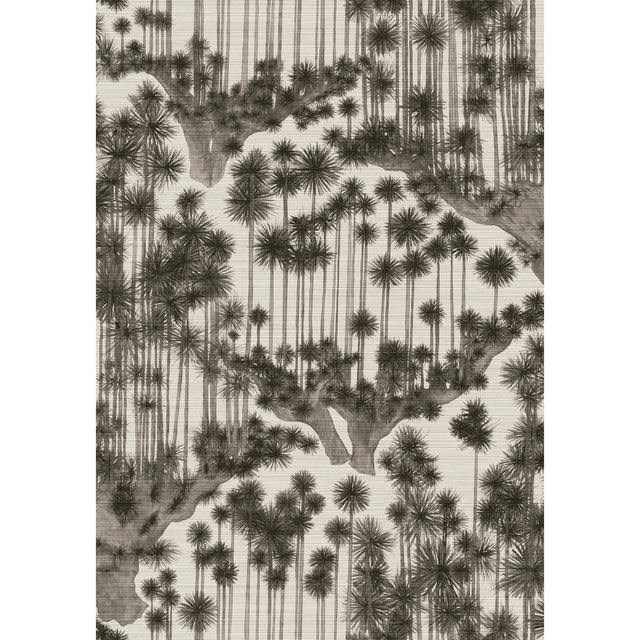 Cole & Son JAPANESE WOODS SISAL CHARCOAL Wallpaper