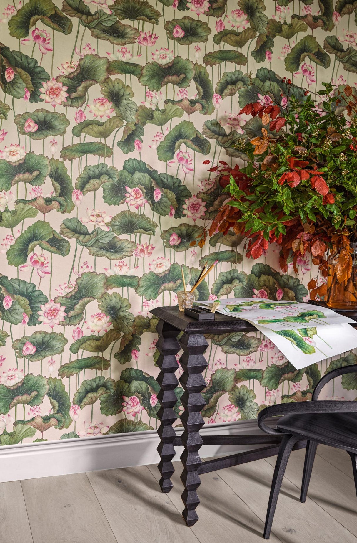 Cole & Son LILY LOTUS PINK Wallpaper