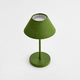 Napa Dark Green ALLUNA CORDLESS LED LAMP 10"