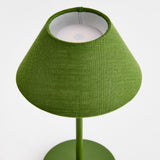Napa Dark Green ALLUNA CORDLESS LED LAMP 10"