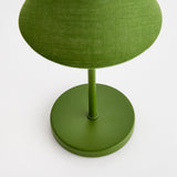 Napa Dark Green ALLUNA CORDLESS LED LAMP 10"