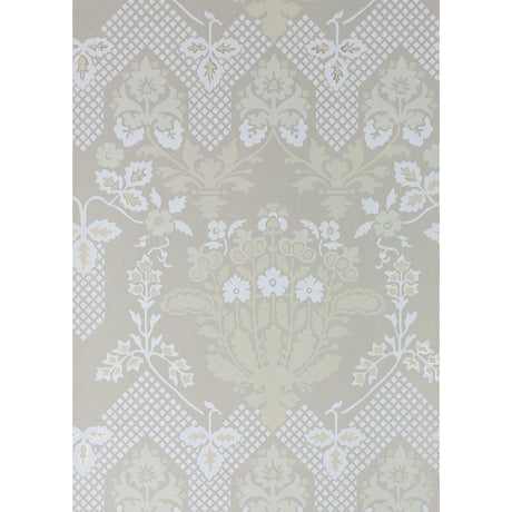 Lee Jofa DRUMMOND DAMASK STONE Wallpaper