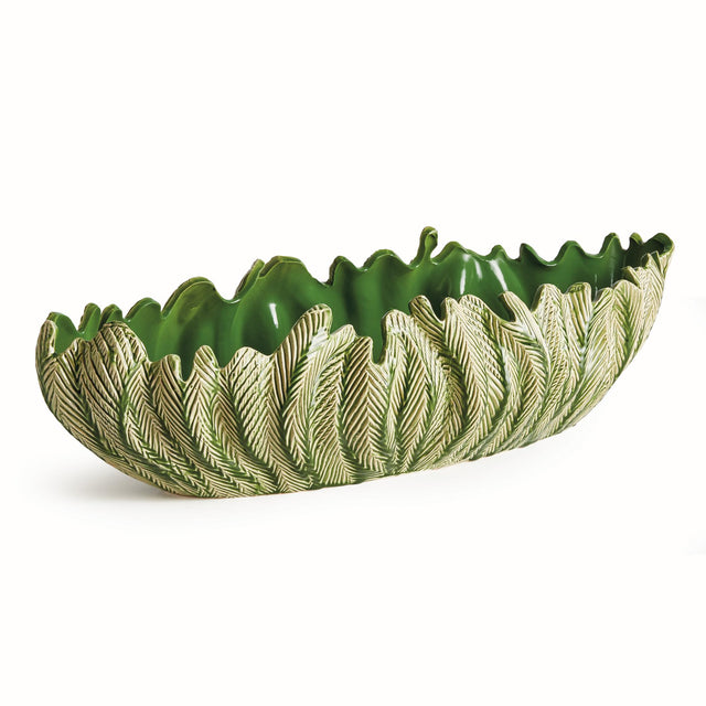 Napa Green WINSLOW DECORATIVE OVAL BOWL