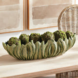 Napa Green WINSLOW DECORATIVE OVAL BOWL