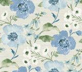 Antonina Vella Evelyn Blue Floral Wallpaper